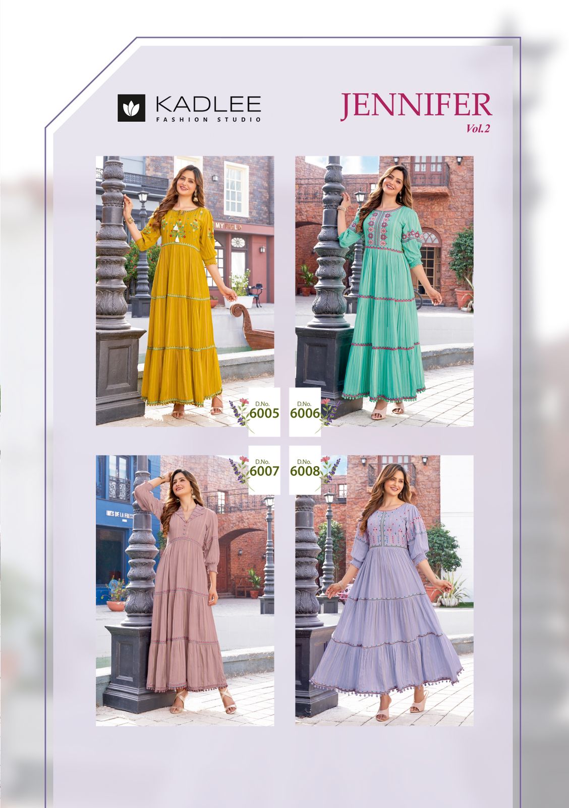 Kadlee Jennifer Vol 2 Designer Party Wear Kurtis Catalog
